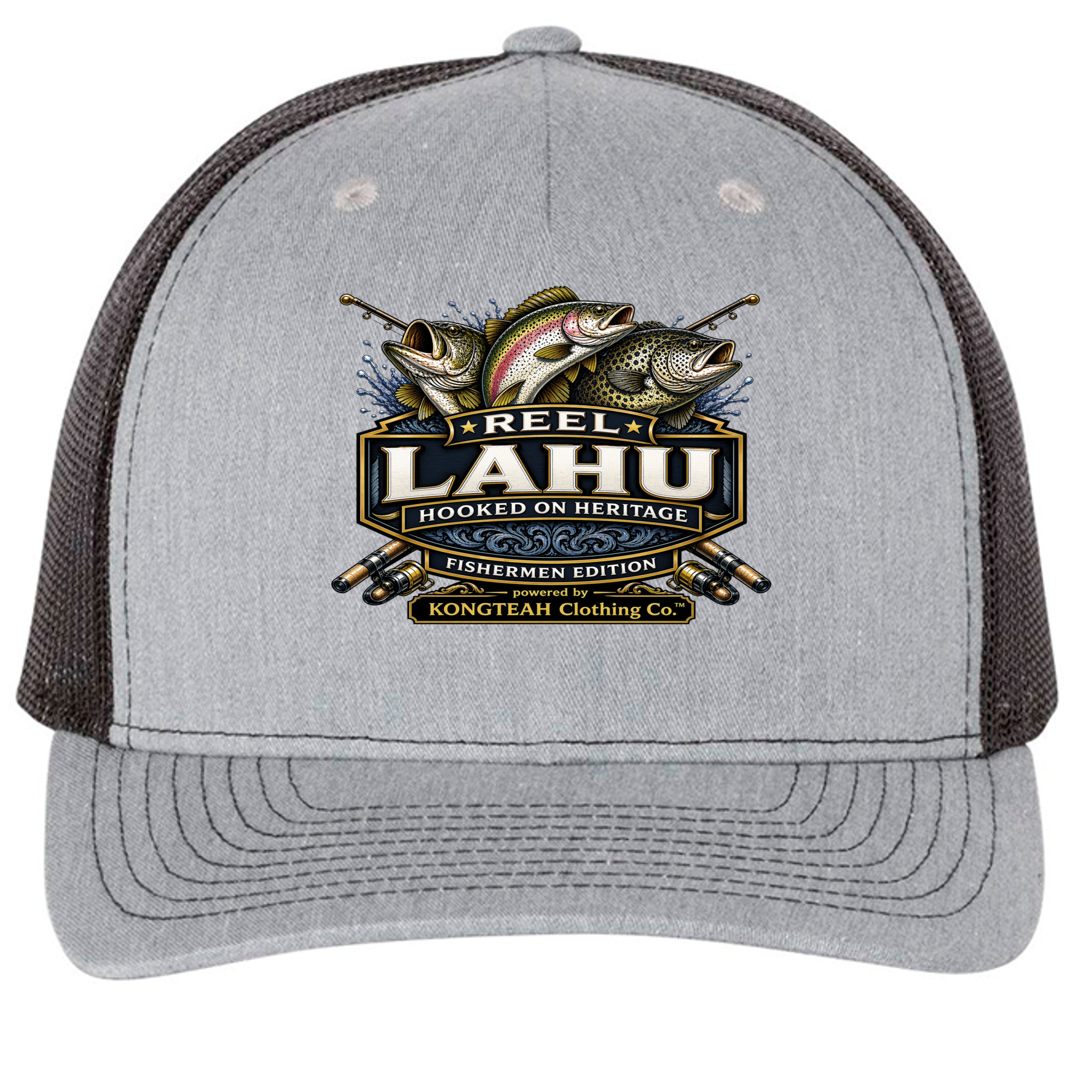 Heather Grey/ Black - 112FP - FRONT