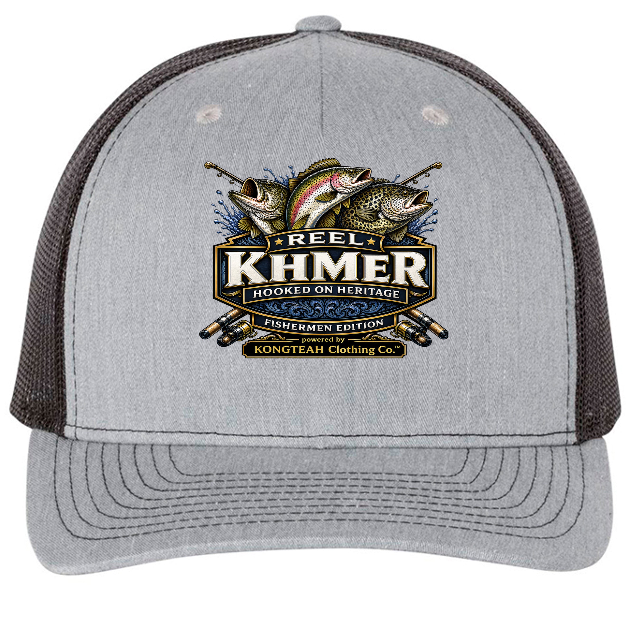 Heather Grey/ Black - 112FP - FRONT